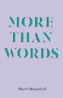 More Than Words - Martin Broadbelt - cover