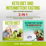 Keto Diet and Intermittent Fasting for Women Bundle, 2 in 1