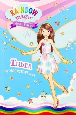 Rainbow Magic Jewel Fairies #1: India the Moonstone Fairy - Daisy Meadows - cover