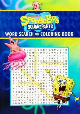 Spongebob Squarepants Word Search and Coloring Book - Editors of Thunder Bay Press - cover