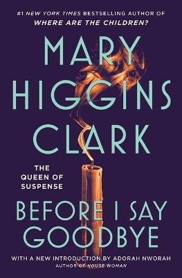 Before I Say Goodbye - Mary Higgins Clark - cover