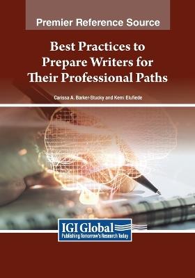Best Practices to Prepare Writers for Their Professional Paths - cover