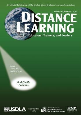 Distance Learning Magazine Vol 12 Issue 1 - cover