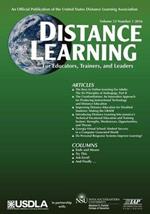 Distance Learning, Volume 13 Issue 1: For educators, Trainers, and Leaders