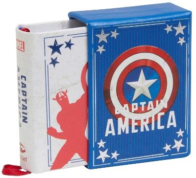 Marvel Comics: Captain America (Tiny Book): Inspirational Quotes From the First Avenger (Fits in the Palm of Your Hand, Stocking Stuffer, Novelty Geek Gift) - Matt Singer - cover