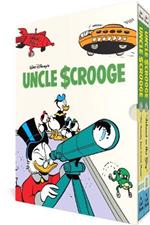 Walt Disney's Uncle Scrooge Gift Box Set the Twenty-Four Carat Moon & Island in the Sky: Vols 22 and 24