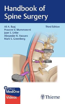 Handbook of Spine Surgery - cover