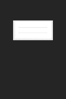 Ramsey & Todd | Journal Diary Notebook Sketchbook | Black Matte Hard Cover | Lined | 6 x 9 inches | 50lb White Paper | 192 Pages - cover