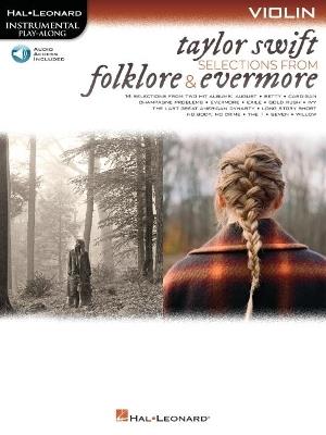 Taylor Swift - Selections from Folklore & Evermore: Violin Play-Along Book with Online Audio - cover