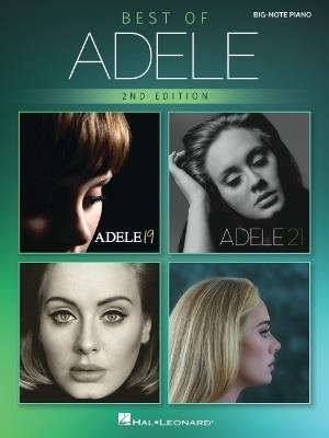 Best of Adele for Big-Note Piano - 2nd Edition - cover