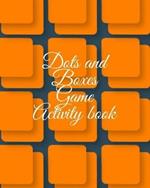 Dots and boxes game activity book