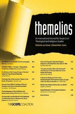 Themelios, Volume 45, Issue 3 - cover