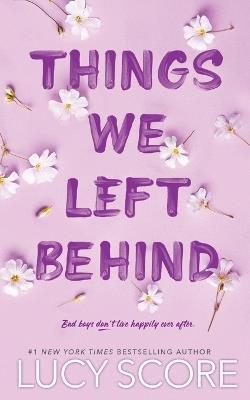THINGS WE LEFT BEHIND - SCORE LUCY - cover