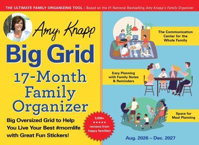 2027 Amy Knapp's Big Grid Family Organizer Wall Calendar - Amy Knapp - cover