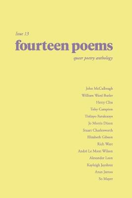 fourteen poems issue 13: a queer poetry anthology - cover