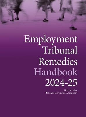 Employment Tribunal Remedies Handbook 2024-25 - cover