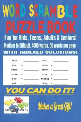 Word Scramble Puzzle Book - Richard Mann - cover