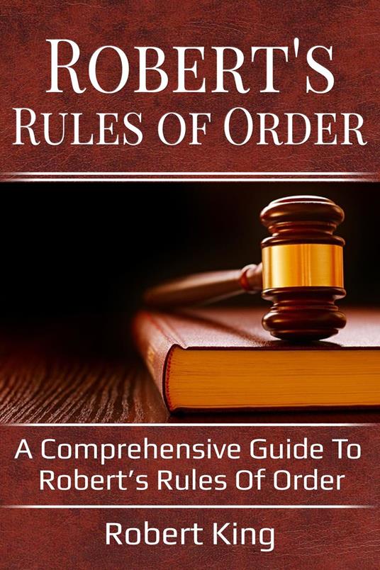 Robert's Rules of Order