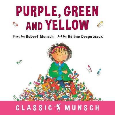 Purple, Green and Yellow - Robert Munsch - cover