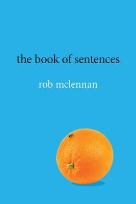 The Book of Sentences - Rob Mclennan - cover