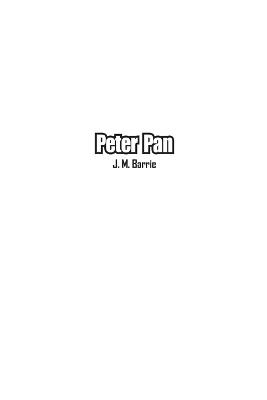 Peter Pan - J M Barrie - cover