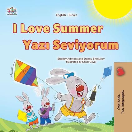 I Love Summer Yazi Seviyorum - Shelley Admont,KidKiddos Books,Danny Shmuilov - ebook