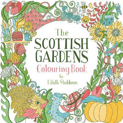 The Scottish Gardens Colouring Book - cover