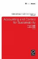 Accounting and Control for Sustainability - cover