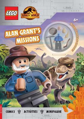 LEGO® Jurassic World™: Alan Grant’s Missions: Activity Book with Alan Grant minifigure - LEGO®,Buster Books - cover