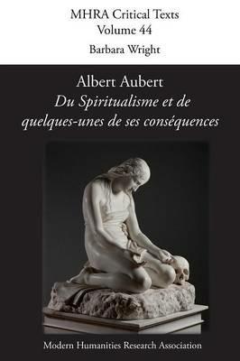 Albert Aubert, 'du Spiritualisme Et de Quelques-Unes de Ses Consequences' - cover
