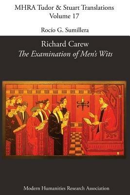 Richard Carew, 'The Examination of Men's Wits' - cover