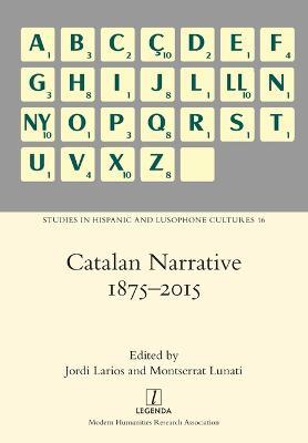Catalan Narrative 1875-2015 - cover