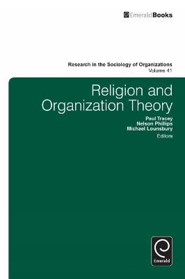 Religion and Organization Theory - cover