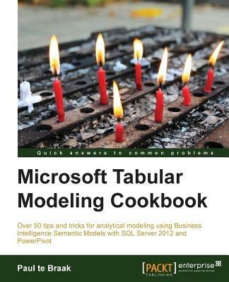 Microsoft Tabular Modeling Cookbook - Paul te Braak - cover