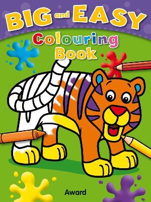 Big & Easy Colouring Books: Tiger - cover