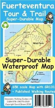 Fuerteventura Tour and Trail Super Durable Map