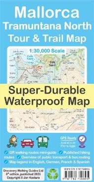 Mallorca - Tramuntana North Tour & Trail Map