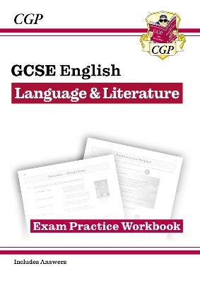 New GCSE English Language & Literature Exam Practice Workbook (includes Answers) - CGP Books - cover