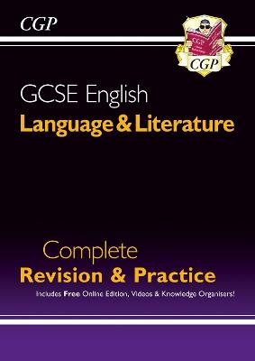 New GCSE English Language & Literature Complete Revision & Practice (with Online Edition and Videos) - CGP Books - cover
