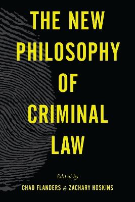 The New Philosophy of Criminal Law - cover