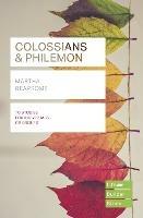 Colossians & Philemon (Lifebuilder Study Guides) - Martha Reapsome - cover