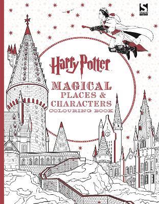 Harry Potter Magical Places and Characters Colouring Book - cover