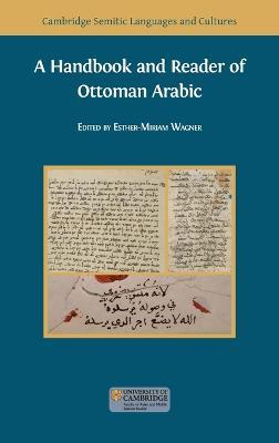 A Handbook and Reader of Ottoman Arabic - cover