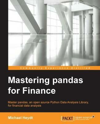 Mastering pandas for Finance - Michael Heydt - cover