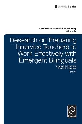 Research on Preparing Inservice Teachers to Work Effectively with Emergent Bilinguals - cover