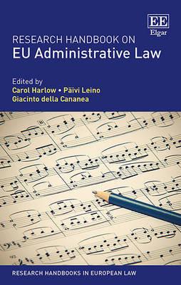 Research Handbook on EU Administrative Law - cover