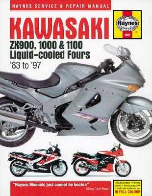 Kawasaki ZX900, 1000 & 1100 Liquid-Cooled Fours - Haynes Publishing - cover