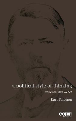A Political Style of Thinking - Kari Palonen - cover