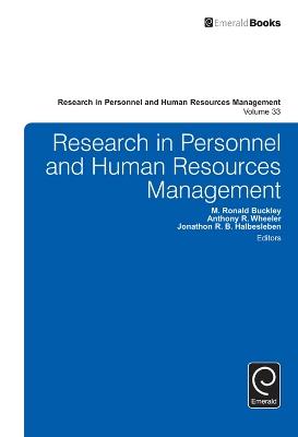 Research in Personnel and Human Resources Management - cover