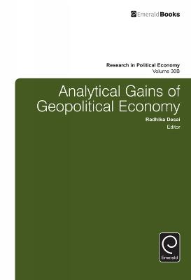 Analytical Gains of Geopolitical Economy - cover